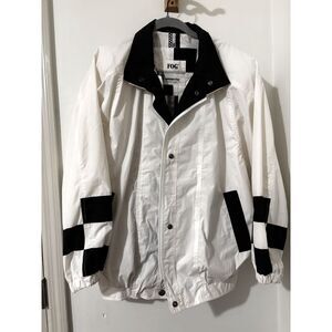 Vintage London Fog Jacket Mens M Colorblock Windbreaker Retro Streetwear 80s&y2k